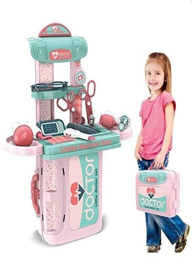 Mahi Enterprise 3-in-1 Educational Doctor Playset - Pretend Play Toy Briefcase for Boys and Girls (Multicolor) - Image 1